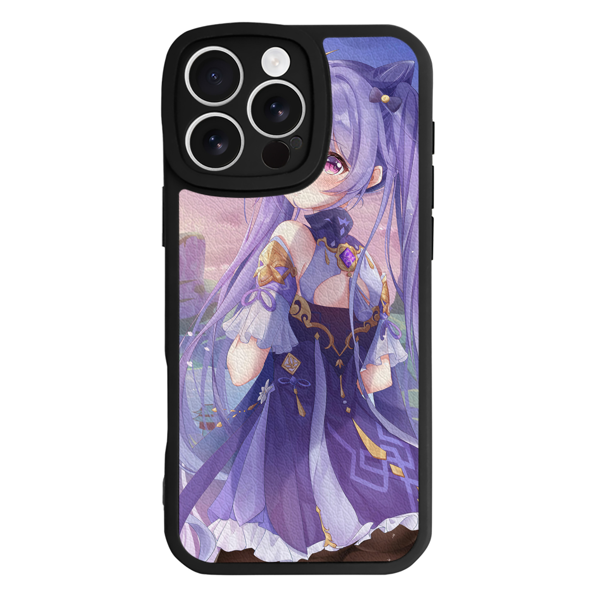 げんし神 genshin 【iPhone 16シリーズ対応】シリコンスマホケース（レザー調） 材質：シリコン